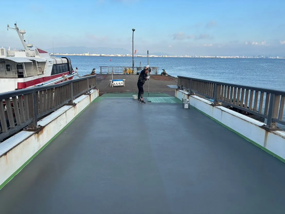 海の中道防水工事やってきました